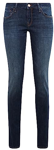 Mavi Damen Lindy jeansbroek Jeanshose, Blau (Dark Indigo STR 21157), 31W / 32L EU