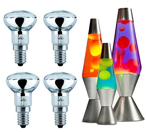 Scheiffer 4 x 30W R39 Dimmable clair réflecteur Lustre/lampe Lava Ampoules SES E14 240v