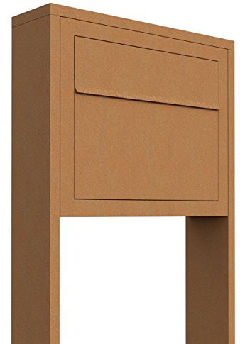 Stående brevlåda, design brevlåda elegant ställ rost – Bravios