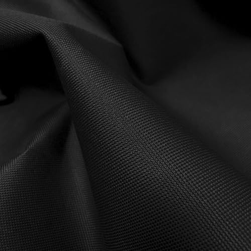 A-Express Tungt tjockt vattentätt tyg 600D canvasmaterial - metervara, svart 5 x meter (500 cm x 150 cm)