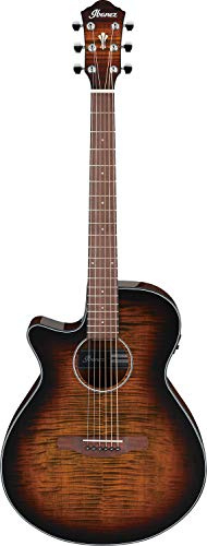 Ibanez AEG70L-TIH Lefthand Tiger Burst High Gloss - Westerngitarre für Linkshänder