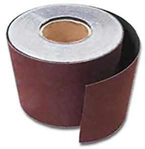 1x Schleifpapier Rollenschleifpapier P80 Klett 115mm x 10m Schleifrollen für Handschleifer, Schwingschleifer und Trockenbauschleifer, Körnung 80, für Holz und Metall