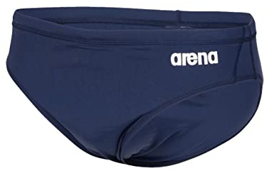 ARENA Solid Team Junior Costume Bambino, Costume da Bagno ad Asciugatura Rapida, Costume Slip Piscina in Tessuto MaxLife Eco con Massima Resistenza al Cloro e Protezione UV 50+