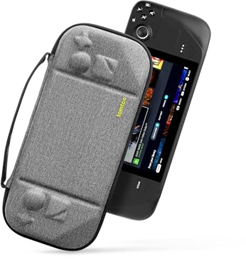 tomtoc Protective Case for New Steam Deck OLED and Steam Deck | Hard Shell Portable Travel Carrying Bag for Steam Deck Console & Accessories, Shockproof, Travel friendly