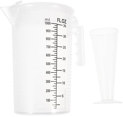Amosfun 2pezzi Misurini Graduati Tazze Dosatrici Per Accessori Per Liquidi Per e Preparazione Cocktail