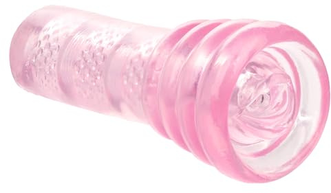 Adam & Eve Super Head Honcho Masturbator, Upgraded Male Stroker with Strong Suction and Longer Tunnel, Soft Stretchy TPR, Open Ended for Easy Cleaning, Textured Sleeve for Intense Stimulation