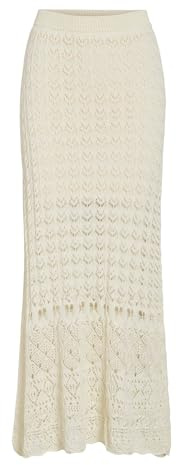 VILA Knit Skirt Vidolise Ankle A-Line Jupe en Tricot Femme