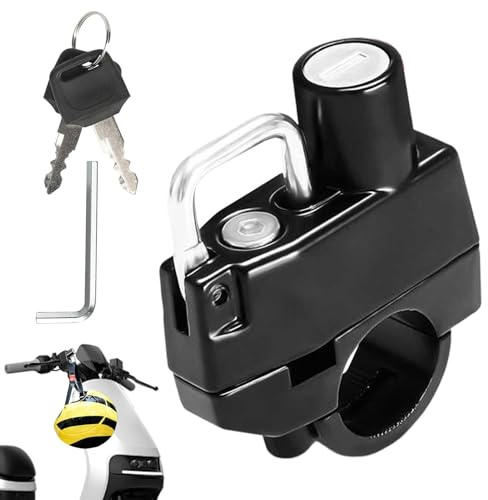 Cerraduras de casco para moto, antirrobo con 2 llaves, candado de casco multifuncional, antirrobo, resistente antirrobo para bicicletas, motocicletas
