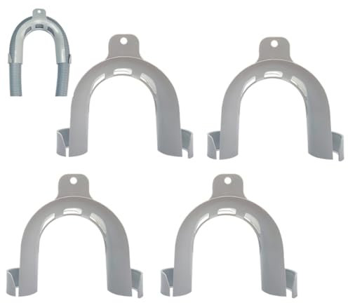 EIHI 4 Pezzi Gomito Di Scarico Universale Per Lavatrice E Lavastoviglie, Adattatore Di Scarico Per Lavatrice, Connettore Di Scarico Ad Angolo Retto, Fascetta Stringitubo Universale