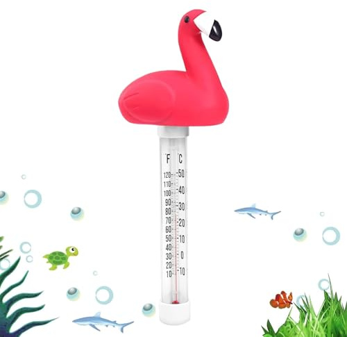 Wassertemperaturanzeige - Poolthermometer | Spa-Temperaturanzeige | Poolwasser | Großes Display Leicht ablesbarer Sensor Tierform-Monitor für Whirlpools Spas Aquarien Outdoor Indoor