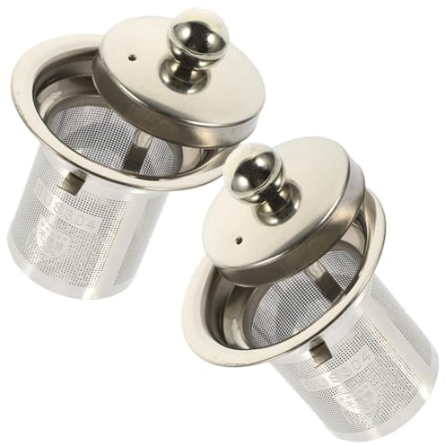 Cabilock 2pièces Passoire à Thé Lot de Infuseurs pour Théière Filtres à Thé de Rechange Compatibles avec Tasses et Mugs Standards