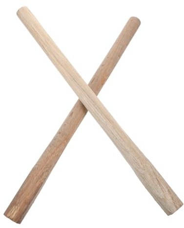 Sosoport 2 Piezas Mango de Azada de Madera Ergonómico Resistente y Multiusos Recambio para Azadas Palas y Cultivadores de Jardín Mango Cómodo para Herramientas de Jardinería