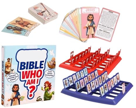 Ratet mal, wer ich Bin, Brettspiele – PP, 24 Charaktere. Ratet mal, wer ich Bin. Brettspiel | Religiöses Ratespiel für die Unterhaltung von Kindern und Erwachsenen