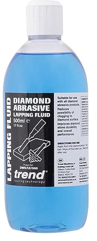Trend Diamond Abrasive Lapping Fluid 500ml, Blue, Professional Grade | Ideal For Precision Sharpening And Optimum Performance On Diamond Stones, In A Handy 500ml Bottle, DWS/LF/500