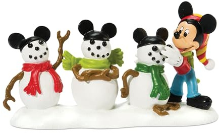 Department 56 Disney Village Accessories The Three Mousketeers Figurine, 2.25 Inch, Multicolor