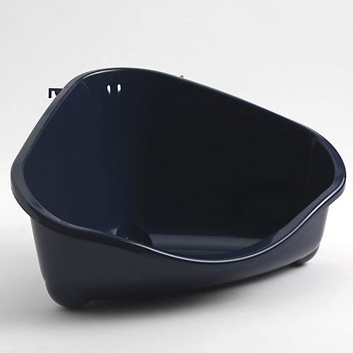 Deluxe Ecktoilette für Kaninchen und Meerschweinchen, Medium, Breite 35 cm x Länge 23,4