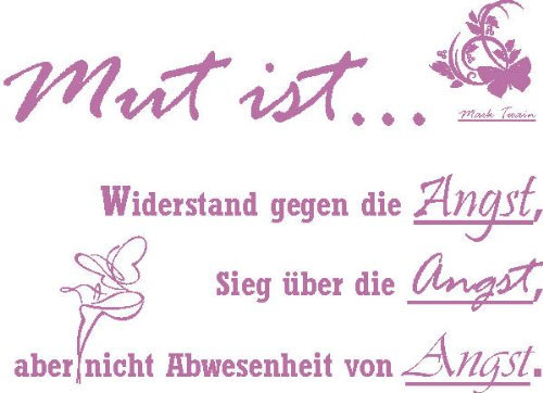 INDIGOS 4051719333282 Wandtattoo, Vinyl, flieder, 60 x 10 x 10 cm
