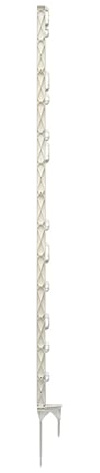 VOSS.farming 20x Superflex Weidezaunpfähle, 158cm, Doppelspitze