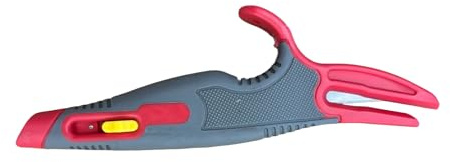 Sivitec Razor Blade Scraperl, Multi-Purpose Fish Style. Blade for Cutting Cardboard & tap (Red)