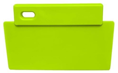 Fbk 71900 – 4 raschietto ergonomico, metal Detectable funzionamento e raggi, con 3 lati, 200 x 125 mm, giallo