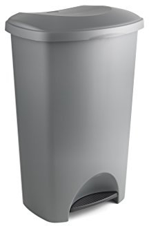 Addis 50ltr Pedal Bin, Grey Metallic, 518120