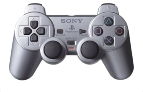 Official Sony Satin Silver DualShock 2 Controller (PS2)