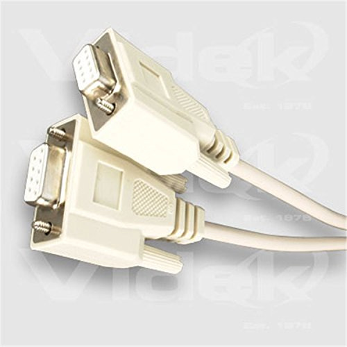 Videk DB9F to DB9F Null Modem Cable 5m câble de réseau