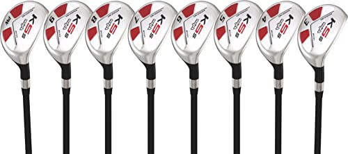 Damen Majek Golf-Komplett-Set, bestehend aus: #3, 4, 5, 6, 7, 8, 9, PW. Majek Flex, Rechtshänder, Utility-L-Flex-Club