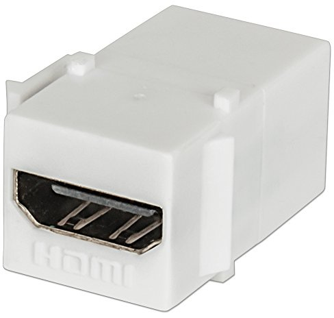 intellinet HDMI Keystone-Modul Inline-Kupplung (HDMI-Buchse auf HDMI-Buchse) weiß