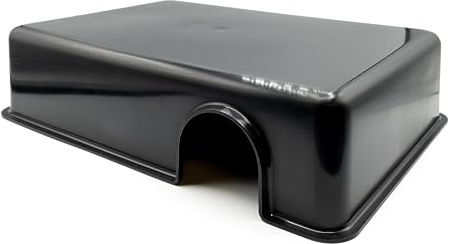 Pangea Reptile Hide Box (D - Large 13x9x3 Exterior Size) - Fits Most Standard Rack Units, Usable as Snake Tank Accessories, Good for Ball Python, Boas, Leopard Geckos, Kingsnake