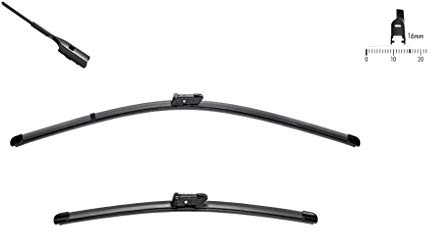 SWF Das Original 2x Wischerblätter SF314 - Vorne - 600 mm / 400 mm | Kompatibel mit: SKODA FABIA III, FABIA III Kombi