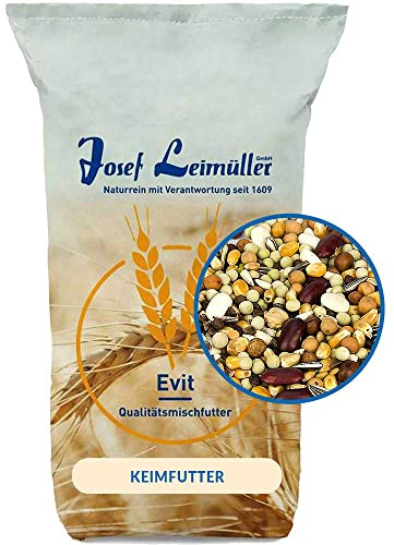 Leimüller Papageienfutter Keimfutter 20 kg Papageien Großsittiche Vögel | Keimfähige Samen, Großpapageien, staubfrei, ohne Zusatzstoffe, Österreich