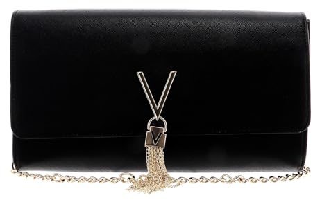 Mario Valentino dam Divina Sa Pochette, 4,5 x 12 x 27 cm, Nero, Einheitsgröße