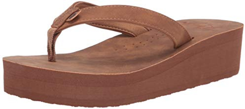 Roxy Damen Melinda Plateau-Sandale, Braun (braun), 39 EU