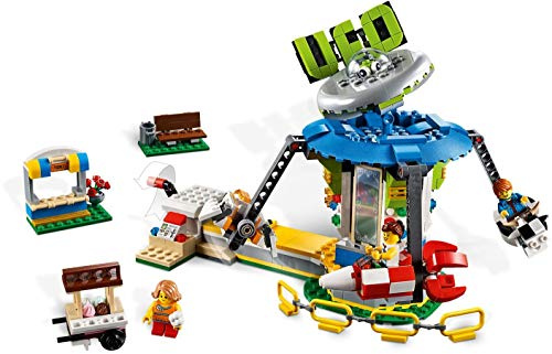 LEGO Creator - Tiovivo de la Feria Nuevo juguete de construcción 3 en 1 para crear Distintas Atracciones (31095) , color/modelo surtido