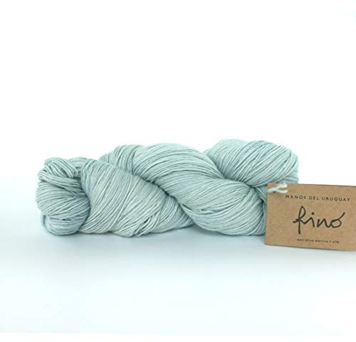 Lotus Yarns Handgefärbtes Uruguay Manos Fino 70% extrafeine Merinowolle, 30% Seide, Handstrickgarn, Häkelgarn (#434)