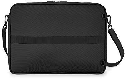 Moleskine Metro Device Bag Orizzontale Borsa Porta Pc per Laptop, Notebook, iPad e Tablet fino a 15'', Borsa a Tracolla Impermeabile, 40 x 29 x 6 cm, Nero