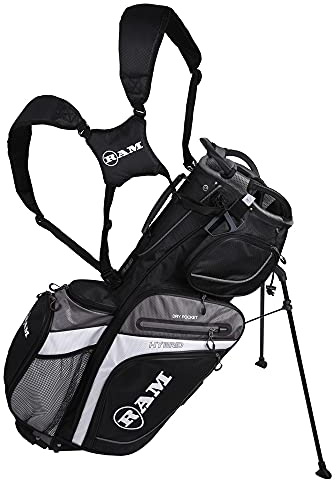 Ram Golf Hybrid Stand/Trolley Golf Bag with 14 Way Divider