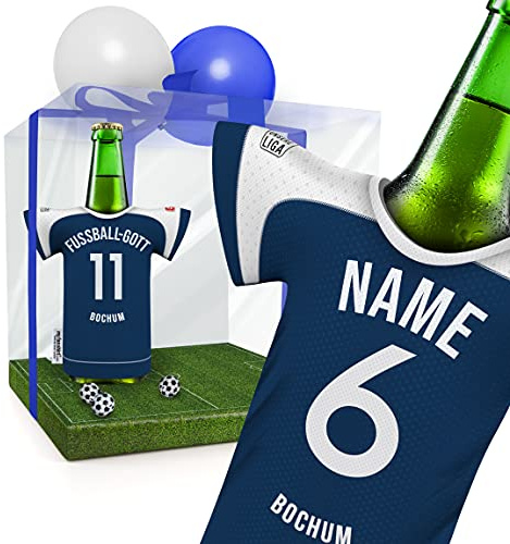 PERSONALISIERT Bochum Trikotkühler Fanartikel Männer | Passend für Bochum | Mann Freund Opa Bruder Geburtstag Weihnachts-Geschenk Wichtel Flaschenkühler by MYFANSHIRT.com