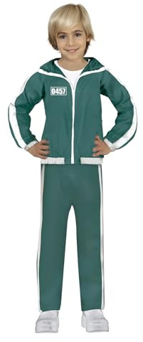 FIESTAS GUIRCA | Disfraz Gimnasta The Gamer Infantil (10-12 Años) - Chaqueta y Pantalón - Disfraces de Videojuegos, Cosplay y Cine para Halloween, Carnaval y Fiestas de Disfraces - Unisex - Verde