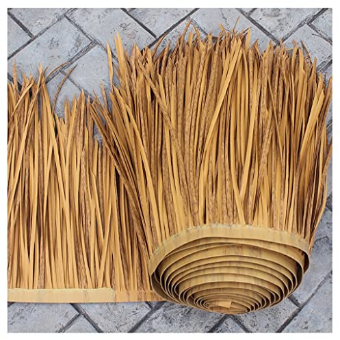 YYXDMFY Man-Made Thatch Sturdy Simulation thatch Tile Plastic thatch Durable Fake Straw Pavilion roof Decoration Artificial thatch Simulation thatch Tile for Decoration Cottages