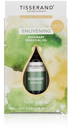 Tisserand - Enlivening Rosemary - Ethically Harvested Essential,Massage, Aromatherapy, Skin, for Diffuser,100% Pure Essential - 9ml