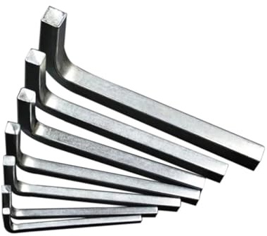 PRIMUZ 7 unids/Set Llave Allen Forma de L Llave de Cabeza Cuadrada Llave Hexagonal Llave Allen Juego de Destornilladores 3-10mm