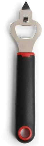 Abrelatas y botellas universal multifuncional 2 en 1, herramienta simple para bebidas hecha de acero inoxidable para uso doméstico