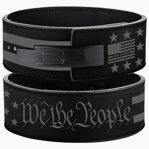 Weight Lifting Belt - Lever Gym Belt for Weightlifting, 10mm Leather Weight Belt for Men, 4 Inches Wide for Support & Stability for Workouts, Powerlifting, Bodybuilding, Fitness & Crossfit XL 1776