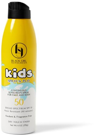 Black Girl Sunscreen Crème solaire Spray & Play SPF 50 pour enfants
