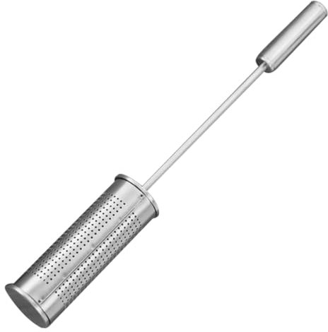 Mikinona Edelstahl Teesieb Mit Feinem Netz Praktischer Teefilter Und Infuser Für Teeliebhaber Zur Aufbewahrung Und Einfachen Zubereitung Von Losem Tee