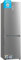Midea Frigorífico Combi No Frost | 60 cm ancho x 188 alto cm | Inox | Nevera libre instalación 224 L + 86 L Congelador - Refrigerador de bajo consumo con congelador vertical