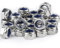 M8 Nyloc Nuts, 8mm Locking Nuts, (Pack of 20) A2 304 Stainless Steel Hex Nuts, Nylon Insert Lock Nuts, Self-Locking Nut for Bolts & Screws