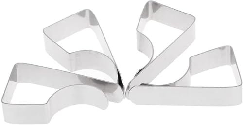 Tablecloth Clips, 4Pcs Stainless Steel Table Cloth Clips, Windproof Tablecloth Clamps Holder For Outdoor Indoor Party, Camping, Wedding